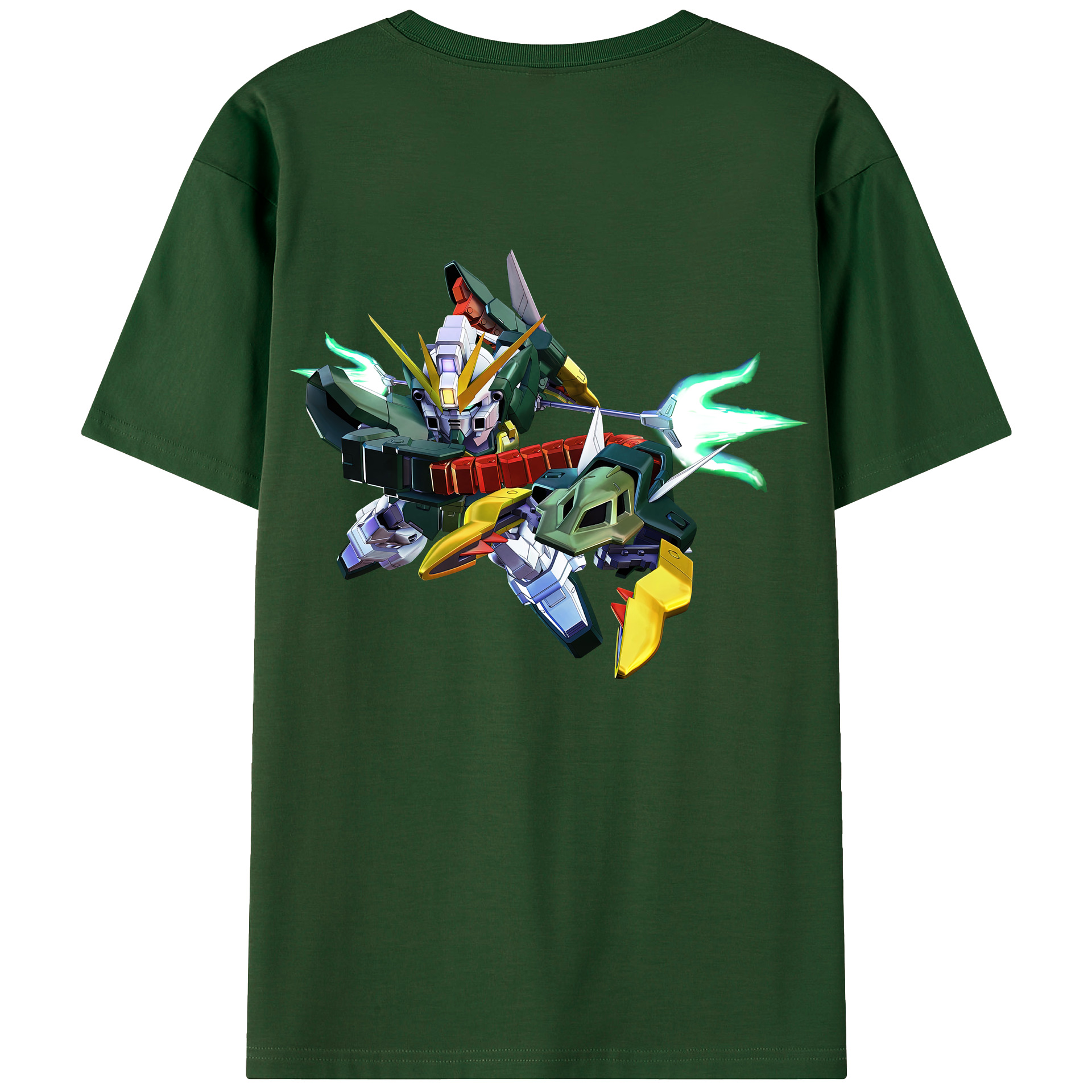 （画像用） 機動戦士ガンダム Mobile Suit Gundam 綿100％半袖Tシャツ（背面プリント）